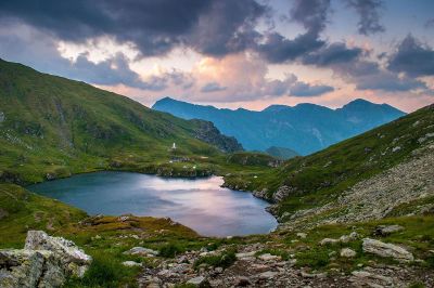 lake on the mountain