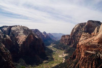 view from the mountain