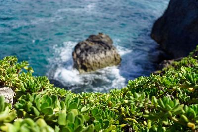 water view from cliff