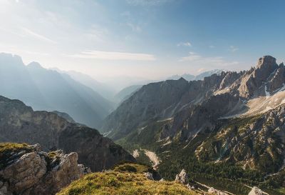 sun on the mountains