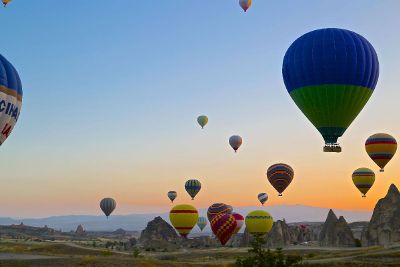 hot air balloon launch