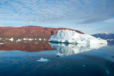 a beautiful iceberg