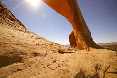 memorial in the rocks