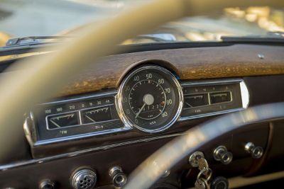 dashboard of a car