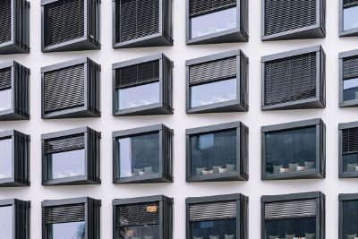 squared windows