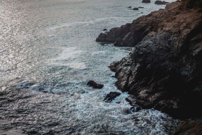 rocky ocean cliffs