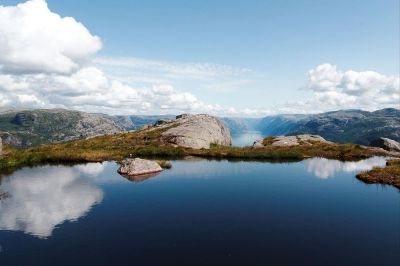 lake in the mountain