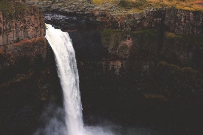 a beautiful water falls