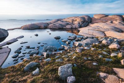 stones in sea