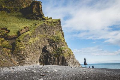 cliff by water