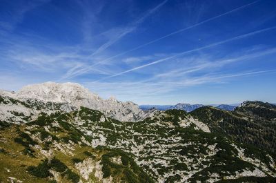 blue sky landscape