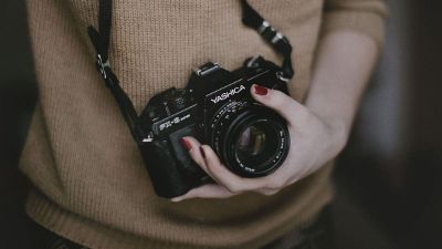 photographer holding a camera