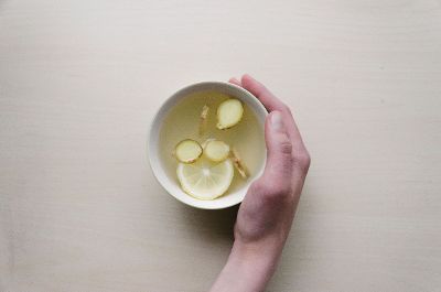 a lemon in a cup