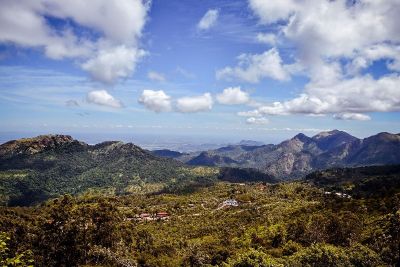 mountain and sky