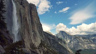 waterfall cliff