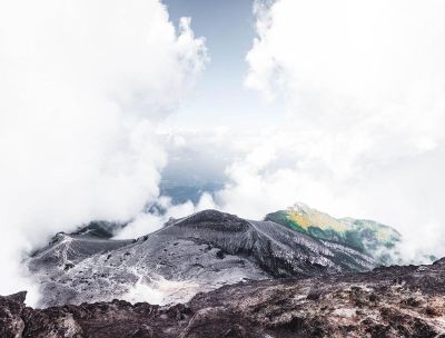 scorched mountaintop