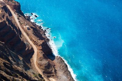 sky view of the ocean