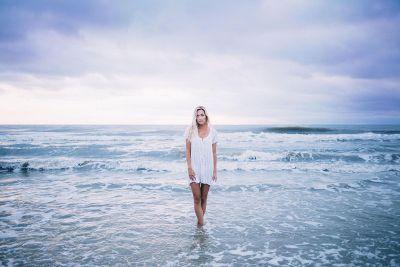 beautiful girl in the beach