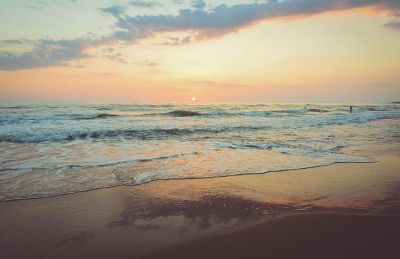 sunrise on the beach