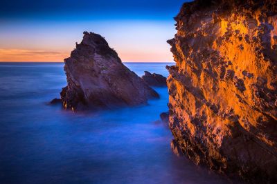 stone and cloud scenery