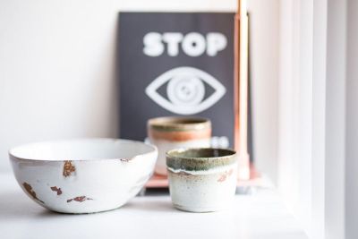 bowls on table