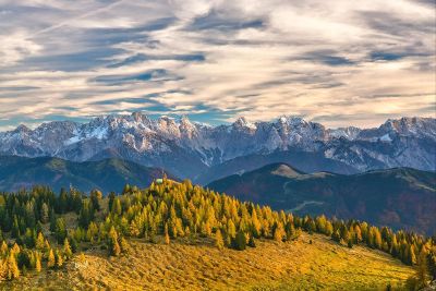 mountain and greenery