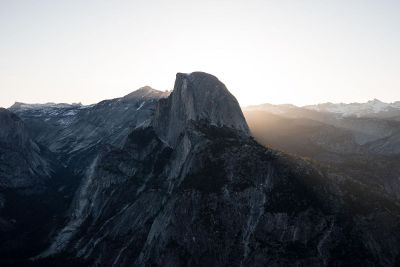 sunrise on mountain top