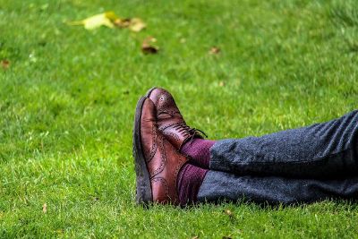 resting in the park