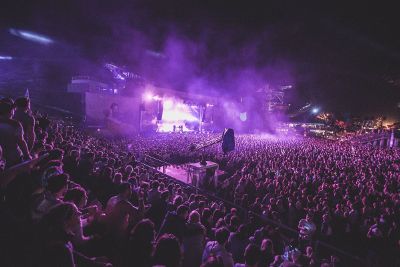 people at concert