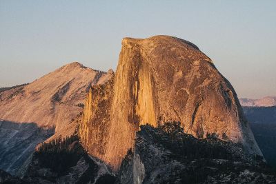 sunshine on cliff