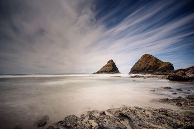 sea shore under the open sky