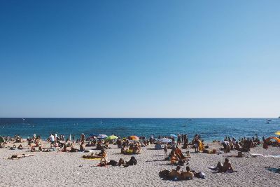 gorgeous day at the beach