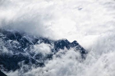 amazing cloudy mountain