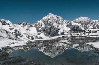 snowy summit