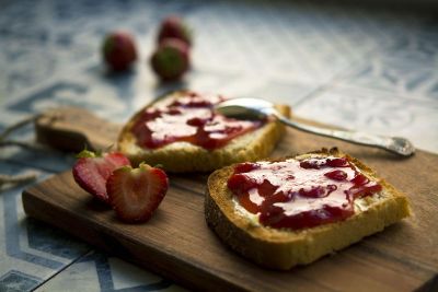 jam on toast