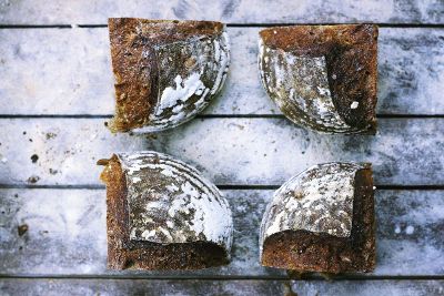 homemade artisan chocolate bread