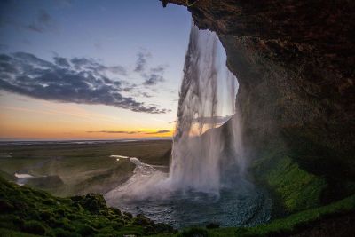 iceland waterfall