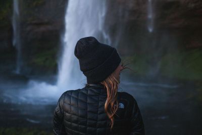 breeze by the waterfall