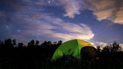 camping under the stars