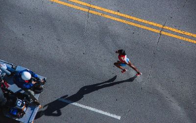 girl running