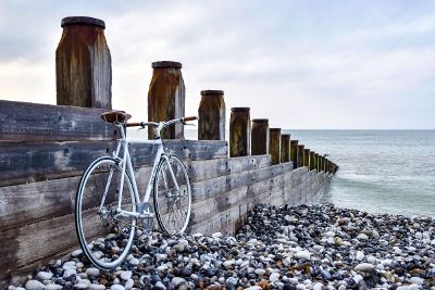 bike by the water