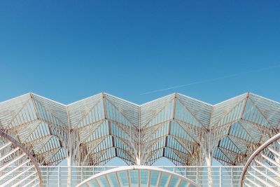 roof above gallery