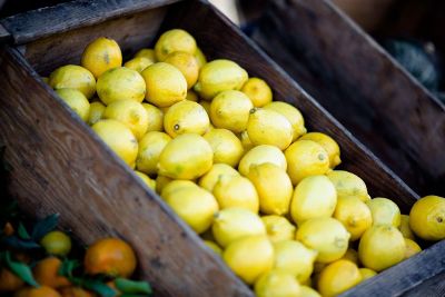 lemons in a box