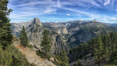 beautiful landscape view of valley