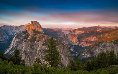 a beautiful mountainscape