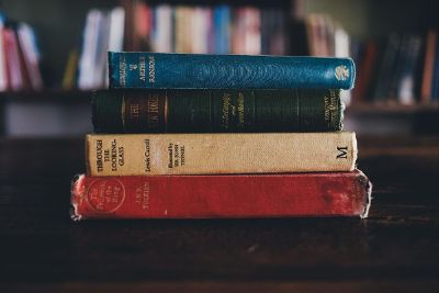 stack of books