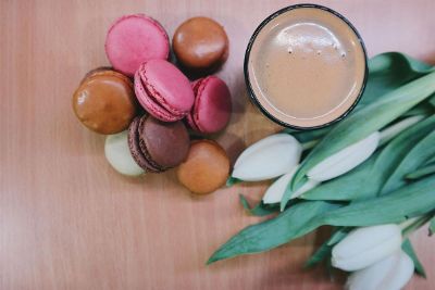 morning coffee and cookies