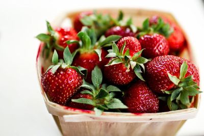 basket of strawberries