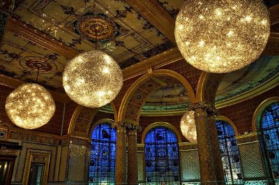 decorated ballroom