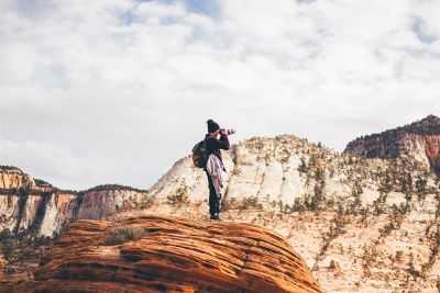 photographing views